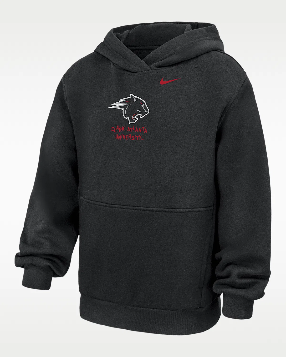 Детская флисовая худи Nike College (Clark Atlanta University) Big Kids' Club Fleece, Black