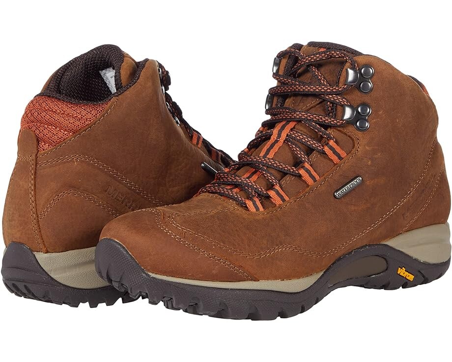 

Походные ботинки Merrell Siren Traveller 3 Mid Waterproof, оранжевый