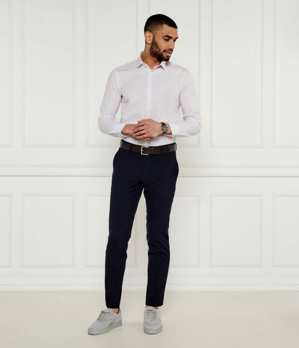 Рубашка Slim fit Calvin Klein, коричневый — фото 2