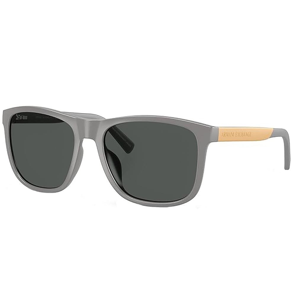 

Armani Exchange AX 4049SF 818087 57 мм унисекс квадратные солнцезащитные очки, цвет matte grey