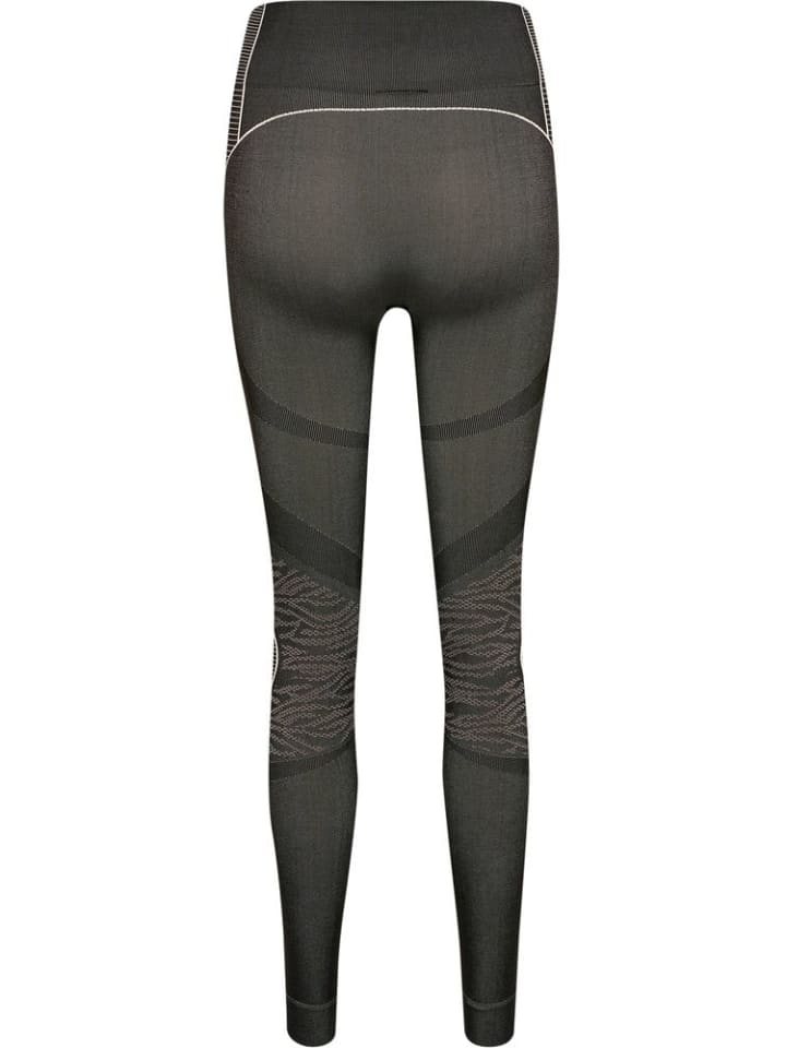 

Леггинсы Mt Mila Seamless Mid Waist Tight черного цвета Hummel