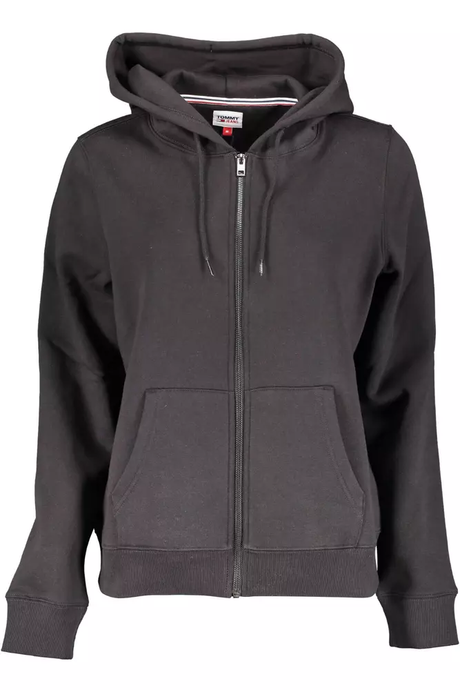 

Черный хлопковый женский свитер Tommy Hilfiger