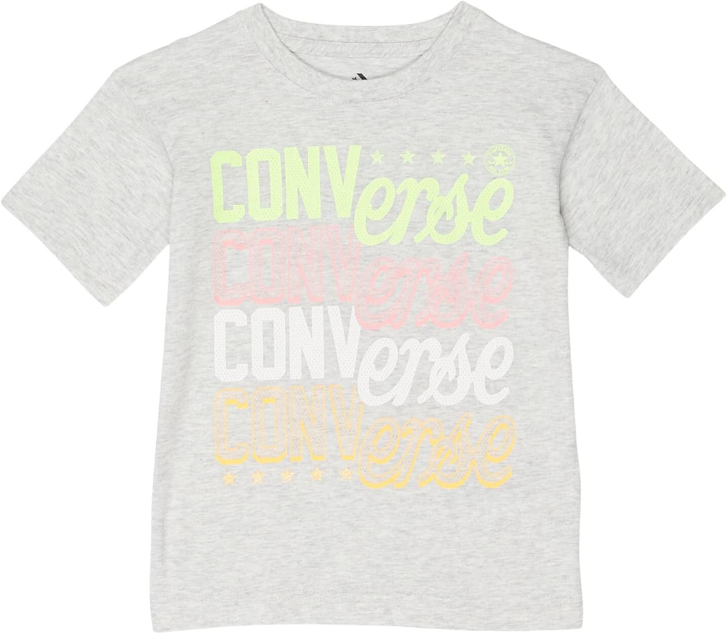 

Футболка Converse Mesh Media Elongated Tee, цвет Lunar Rock Heather