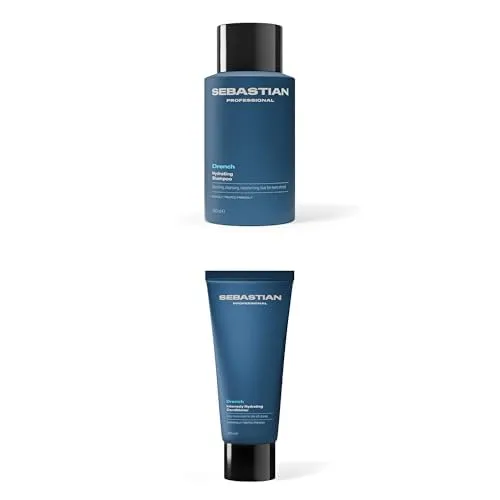 Шампунь и кондиционер Sebastian Professional Drench, глубоко увлажняющие, для химически обработанных волос, набор, 240 мл.
