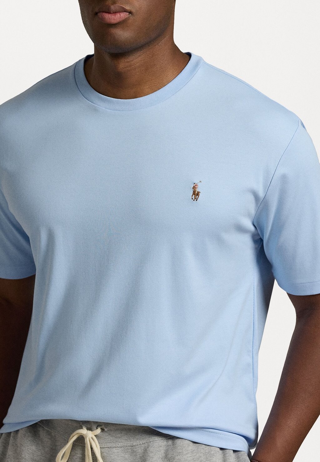 

Базовая футболка SOFT COTTON CREWNECK T-SHIRT Ralph Lauren, цвет Vessel Blue