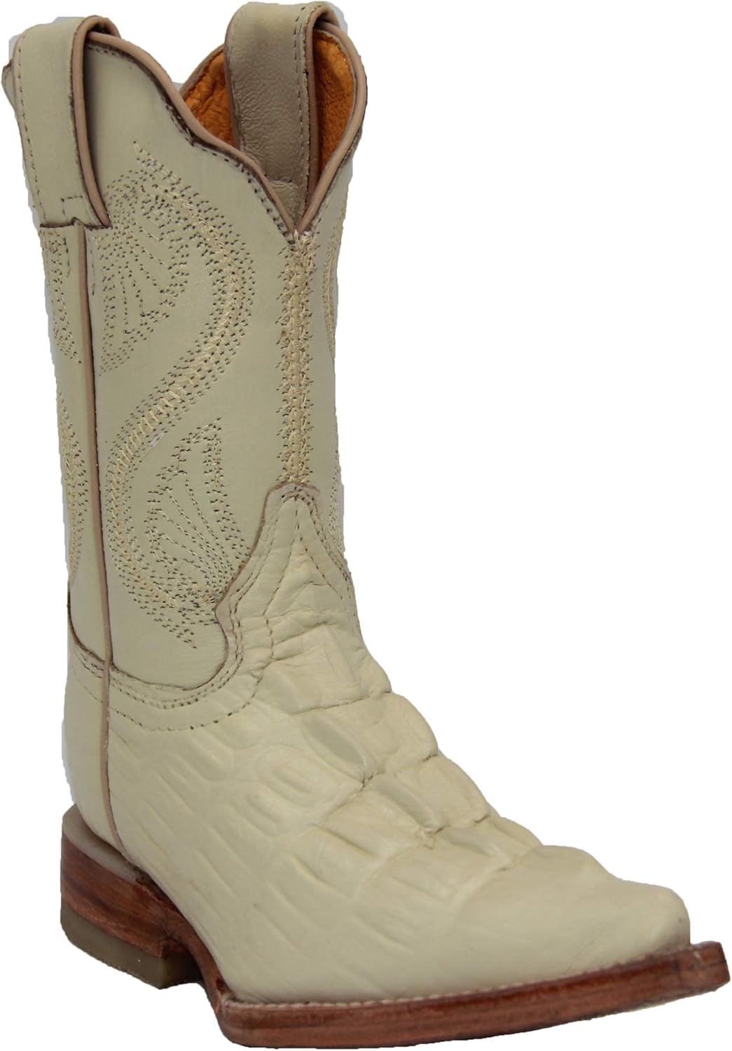 

Детские сапоги в стиле Дикий Запад с принтом крокодила и аллигатора для малышей и маленьких детей The Western Shops, Bone Snip Toe