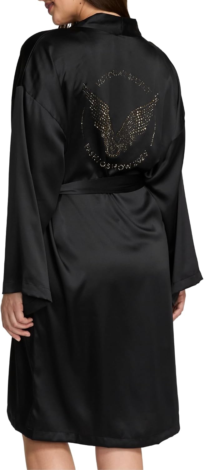 

Халат Victoria's Secret из сатина для женщин (XS-XXL), Black Fashion Show