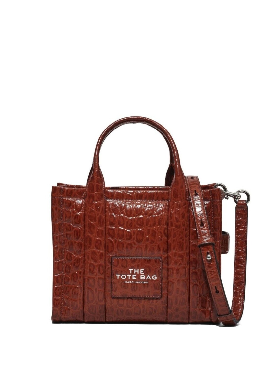 

Marc Jacobs маленькая сумка The Croc-Embossed Tote, красный