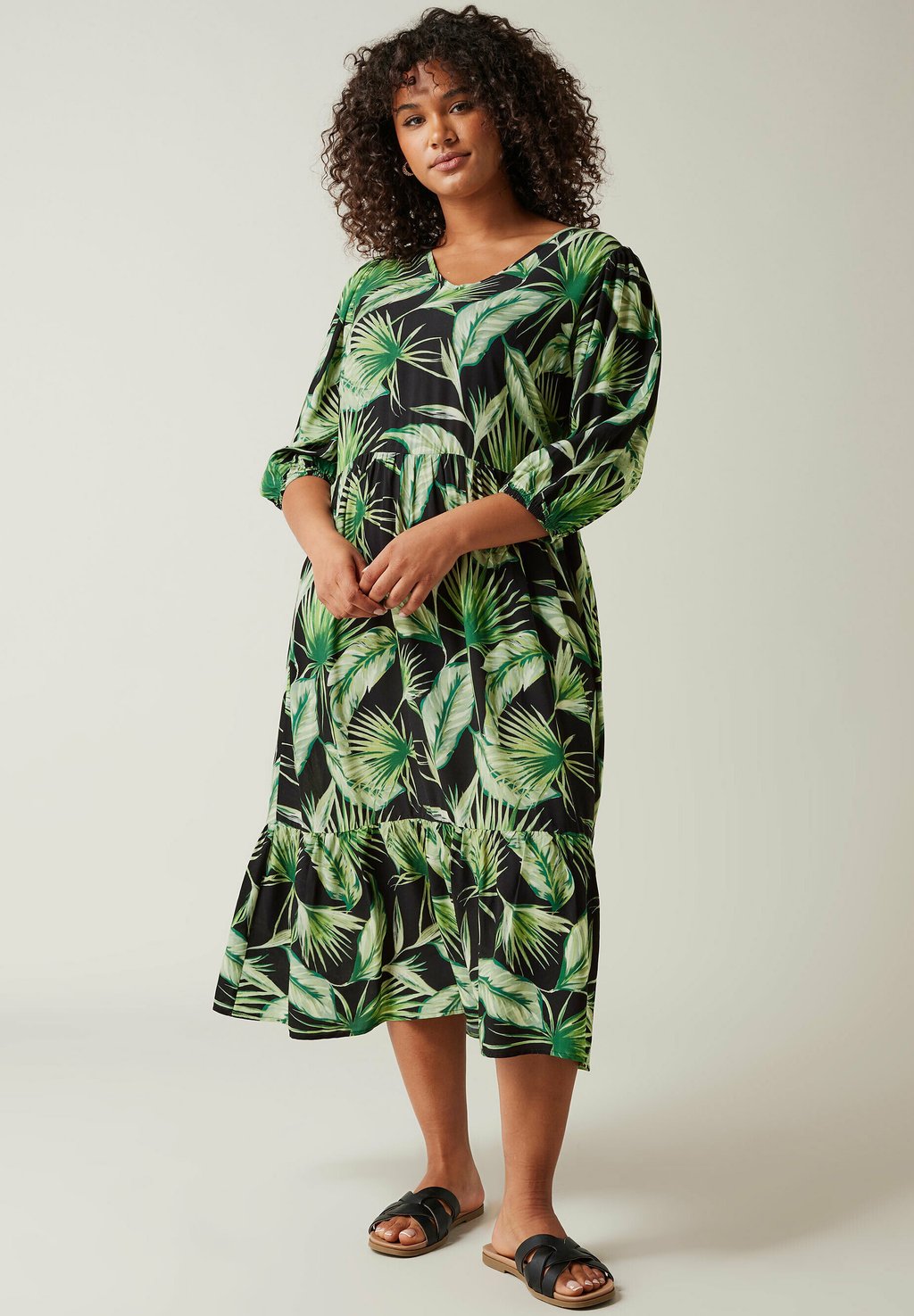 

Повседневное платье PALM PRINT Evans, зеленый