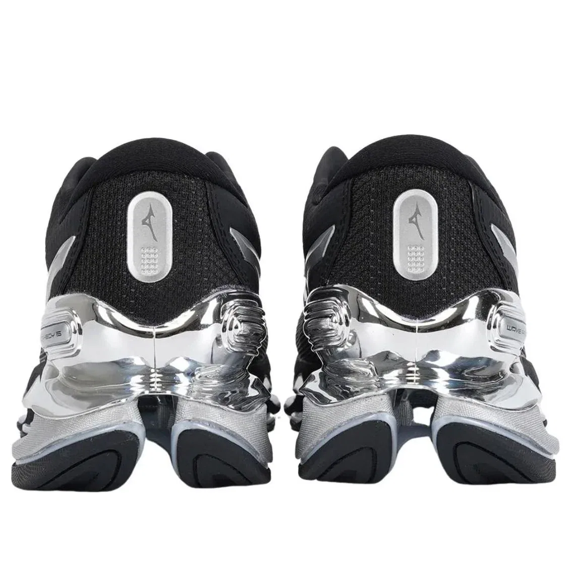 Кроссовки Mizuno Wave Prophecy 15 'Black Metallic Silver' J1GC265035, черный — фото 3