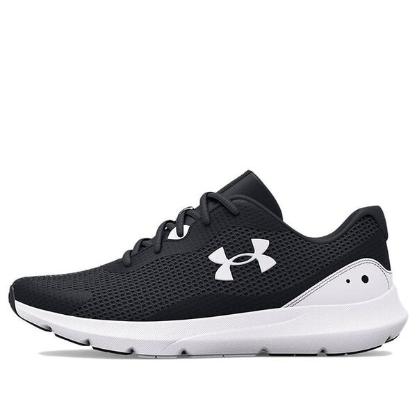 

Кроссовки surge 3 'black white' Under Armour, черный