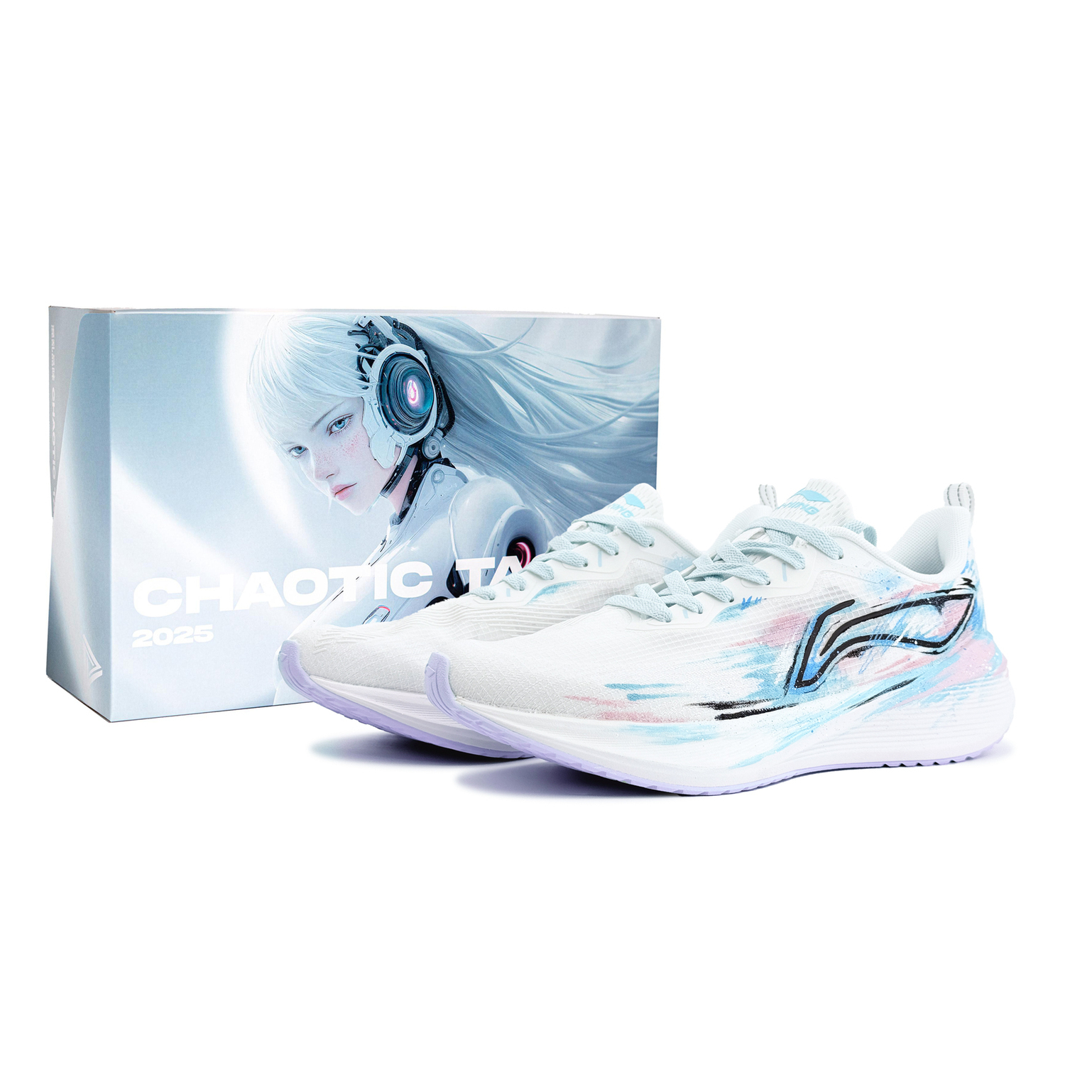 

LINING Женские кроссовки Wuyue Shock Absorbers Rebound Low top Casual цвета Pink Blue