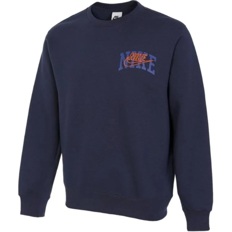 Nike Толстовка Club Fleece мужская темно-синяя