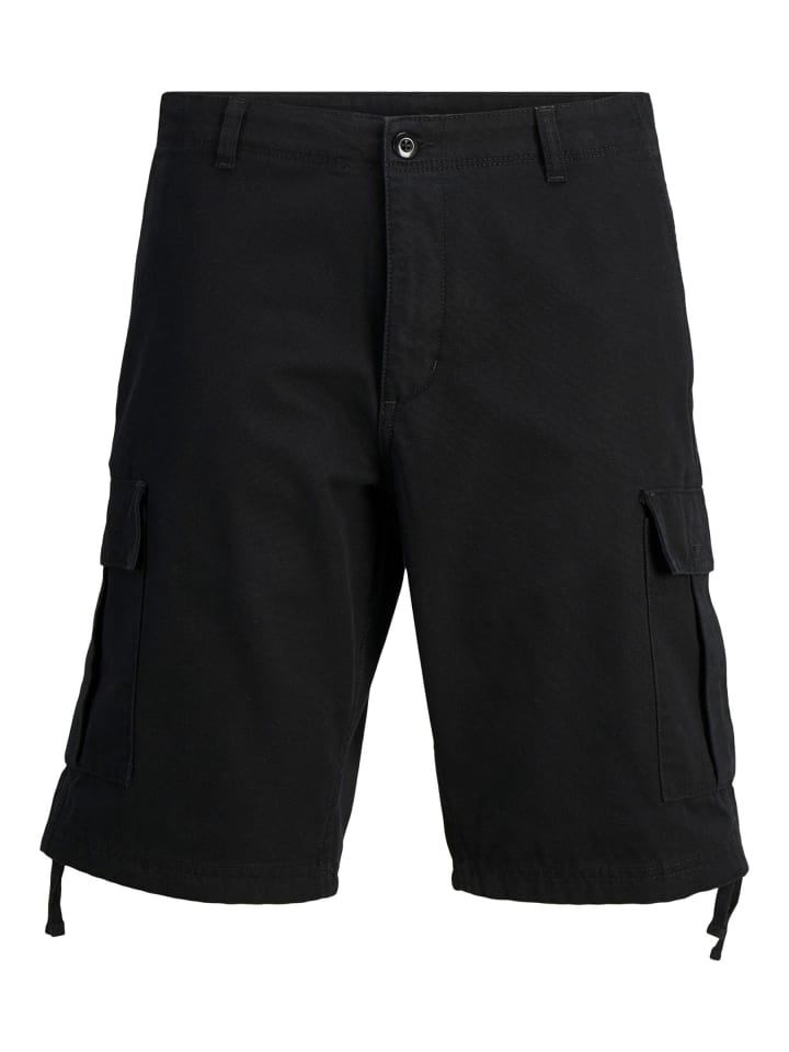 

Тканевые шорты JACK & JONES PLUS, черный