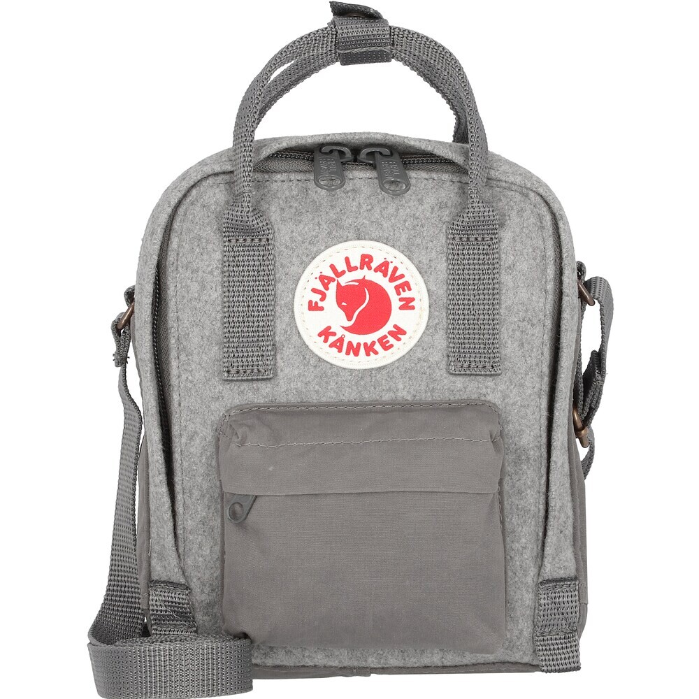 

Сумка через плечо Fjällräven Kånken, серый/светло-серый