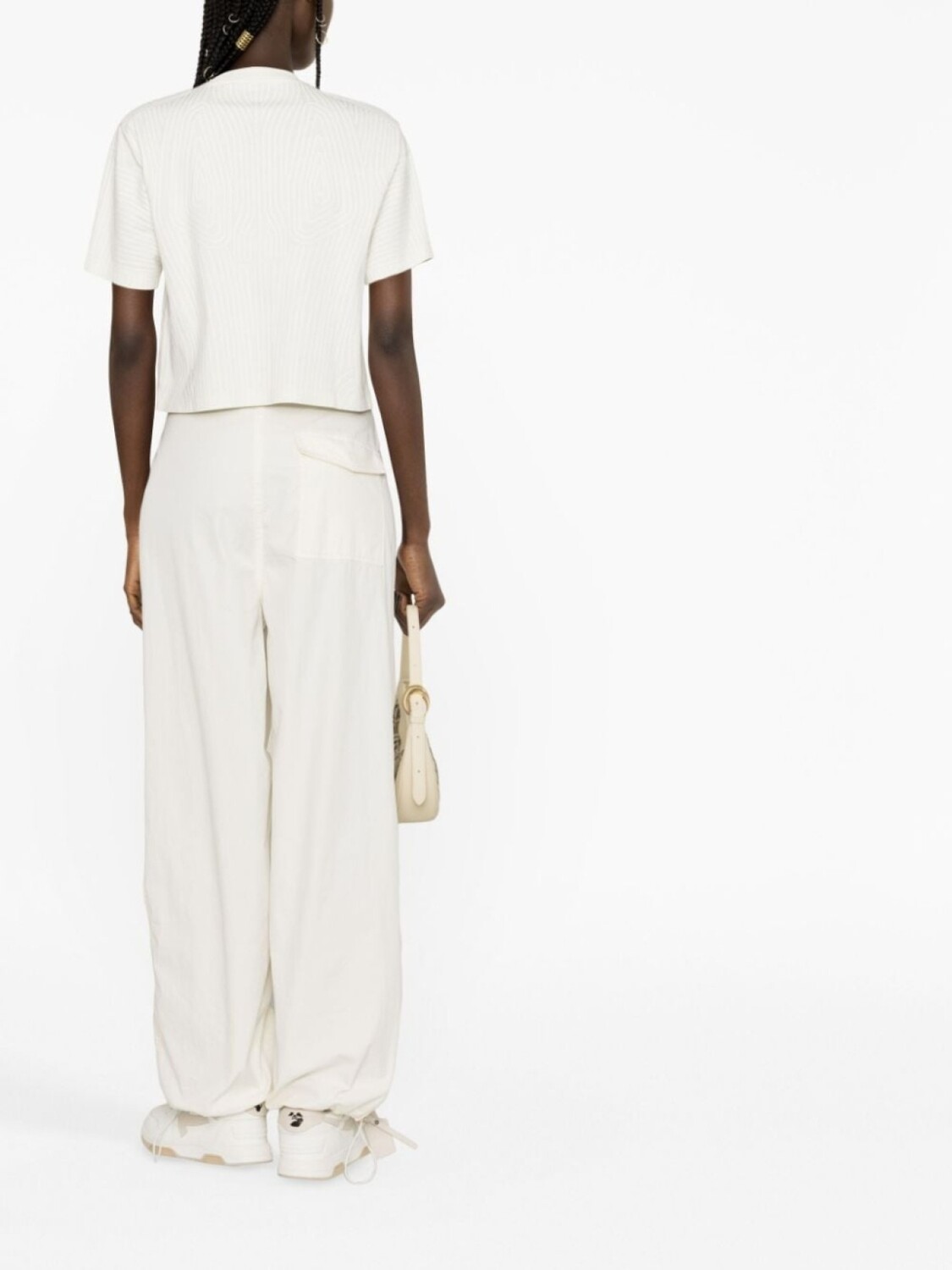Off-White футболка с принтом, нейтральный цвет — фото 3