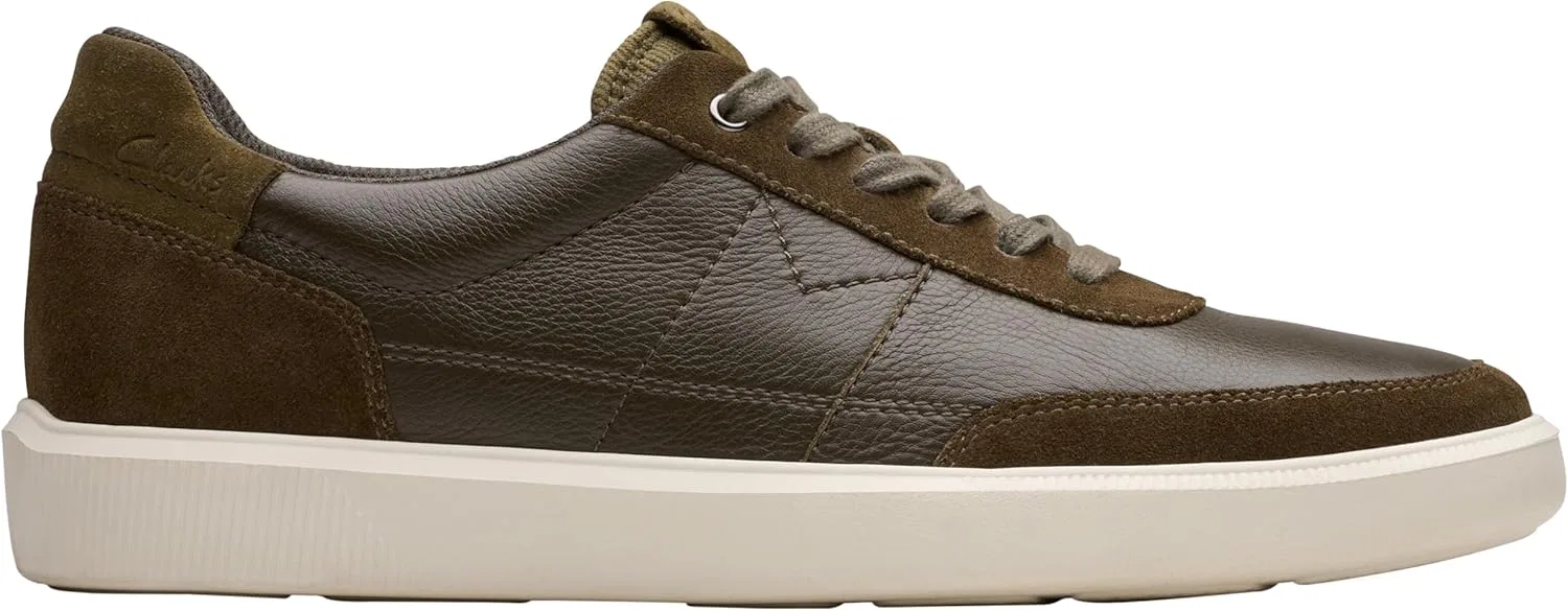 Мужские кроссовки Clarks Brodin Lo, Olive Leather
