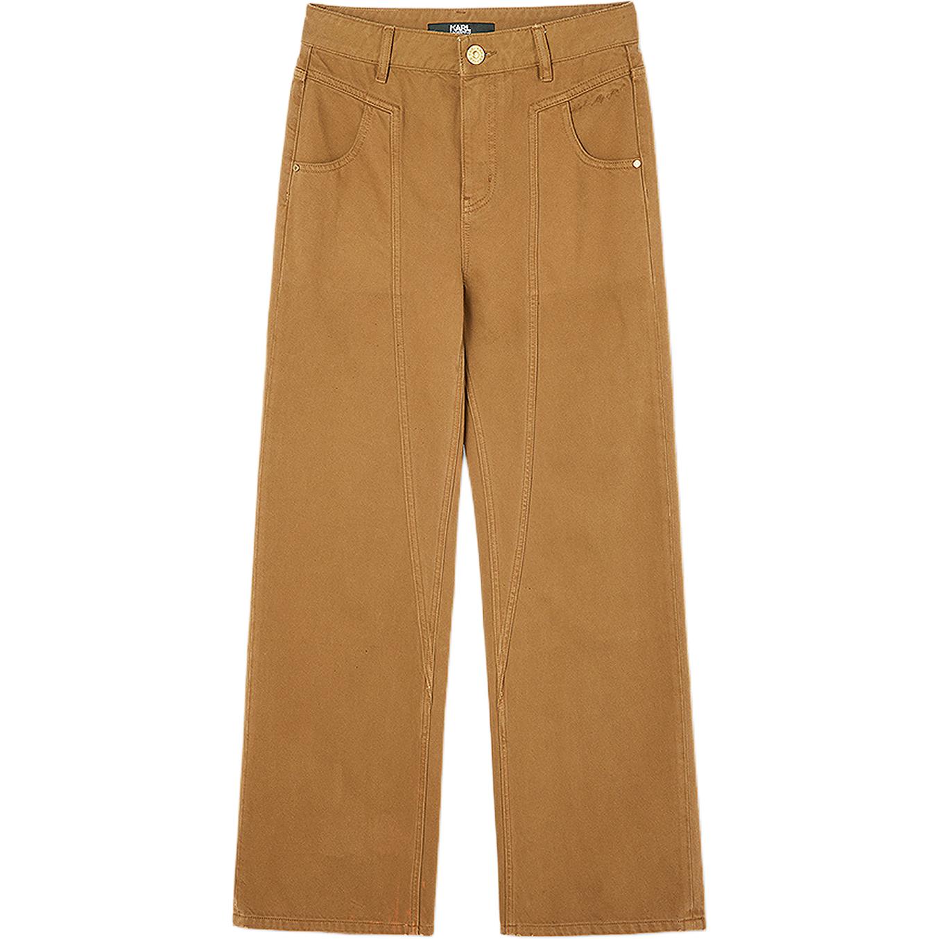 

Джинсы KARL LAGERFELD FW25 женские KARL LAGERFELD / Karl Lagerfeld Jeans, желтый