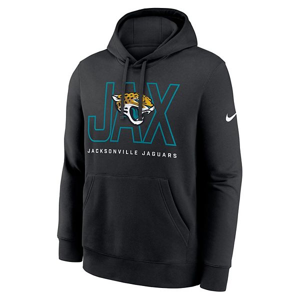 Мужская черная толстовка с капюшоном Jacksonville Jaguars Busted Play Club Fleece Nike — фото 3