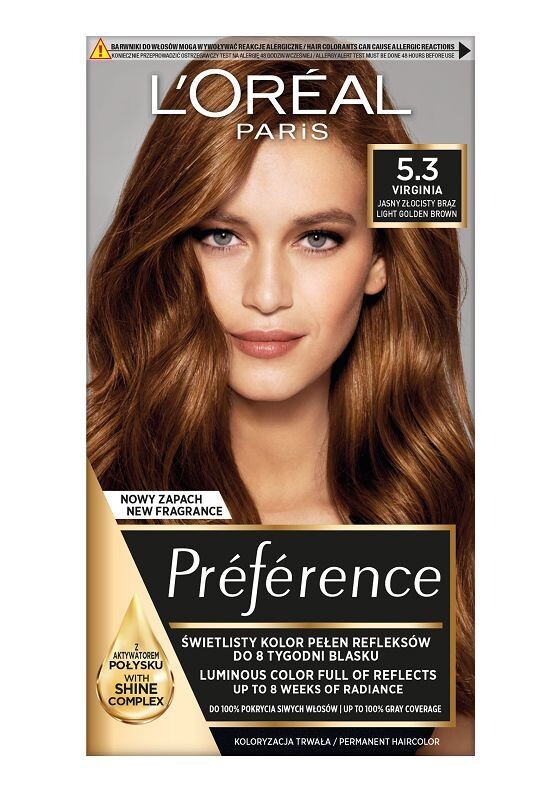 

L’Oréal Preference 5.3 Virginia краска для волос, 1 шт.