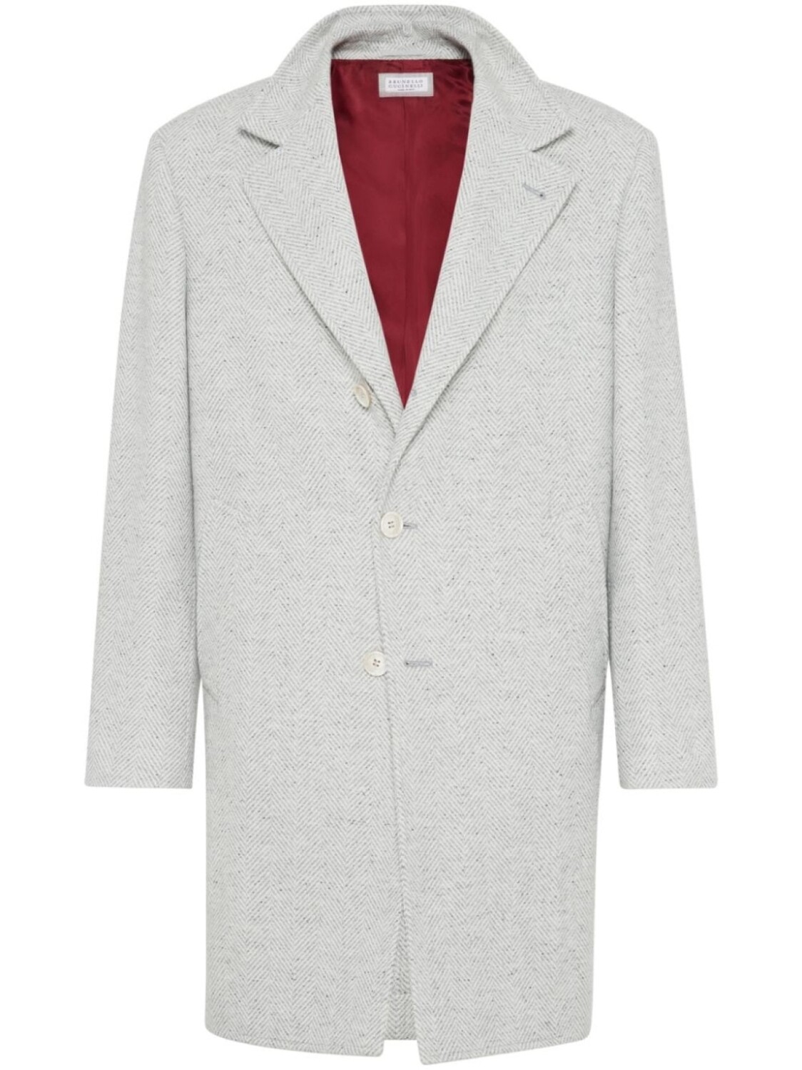 

Brunello Cucinelli пальто в ёлочку, нейтральный цвет