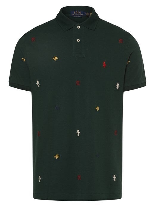 

Рубашка поло узкого кроя по индивидуальному заказу Polo Ralph Lauren, зеленый
