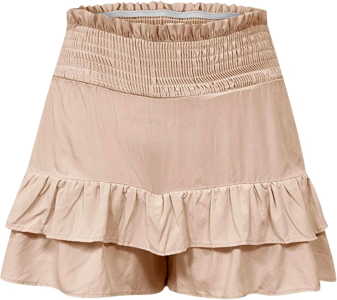 Шорты для активного отдыха с рюшами и плиссированным подолом, Generic, A01_khaki — фото 3