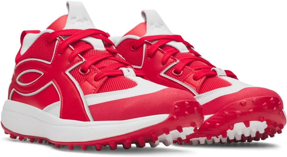 Бейсбольные бутсы Under Armour для мужчин Yard Icon Turf, красно-белый — фото 2