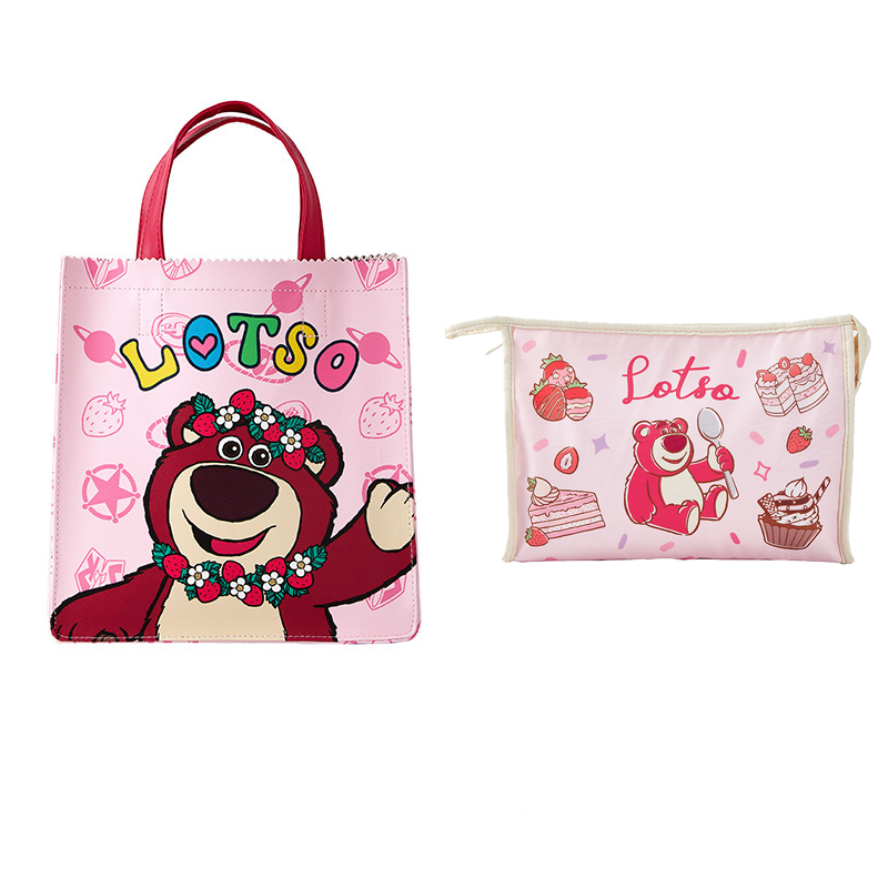 

Комплекты Lotso Disney, Handbag + Toiletry And Makeup Bag (Strawberry Bear)