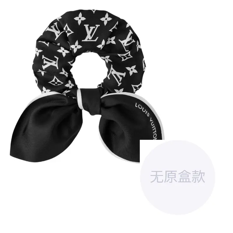 

LOUIS VUITTON Женские шелковые резинки для волос Mulberry Black