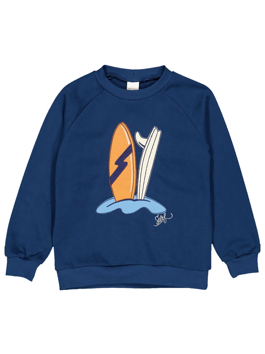 

Толстовка Fred's World by GREEN COTTON, цвет Light blue/Dark blue