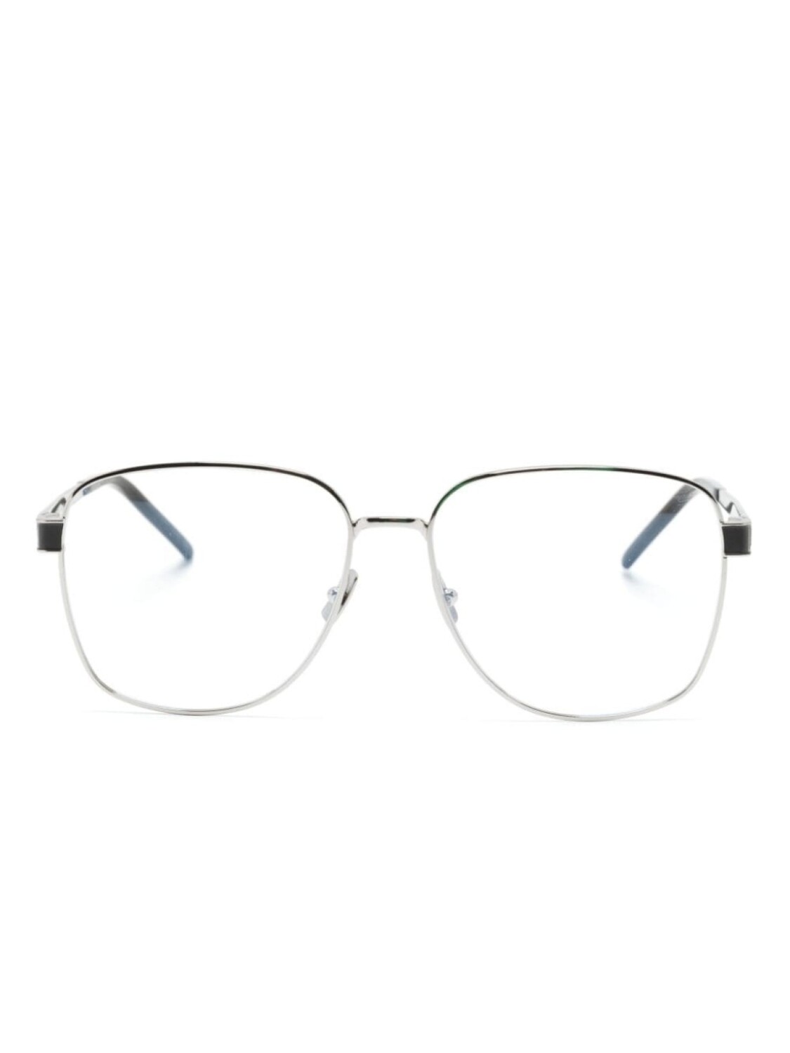

Saint Laurent Eyewear очки SL M134 в квадратной оправе, серебристый