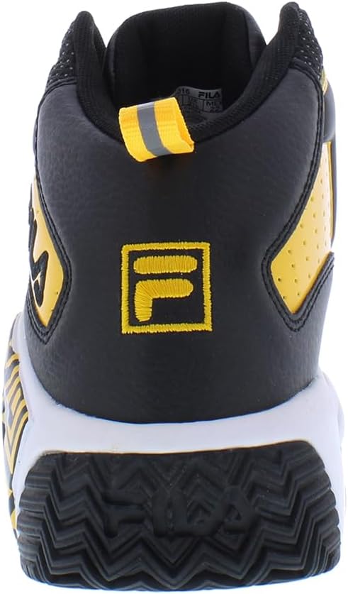 Кроссовки Fila Unisex-Child Kid's Fila Mb, черный/желтый — фото 4