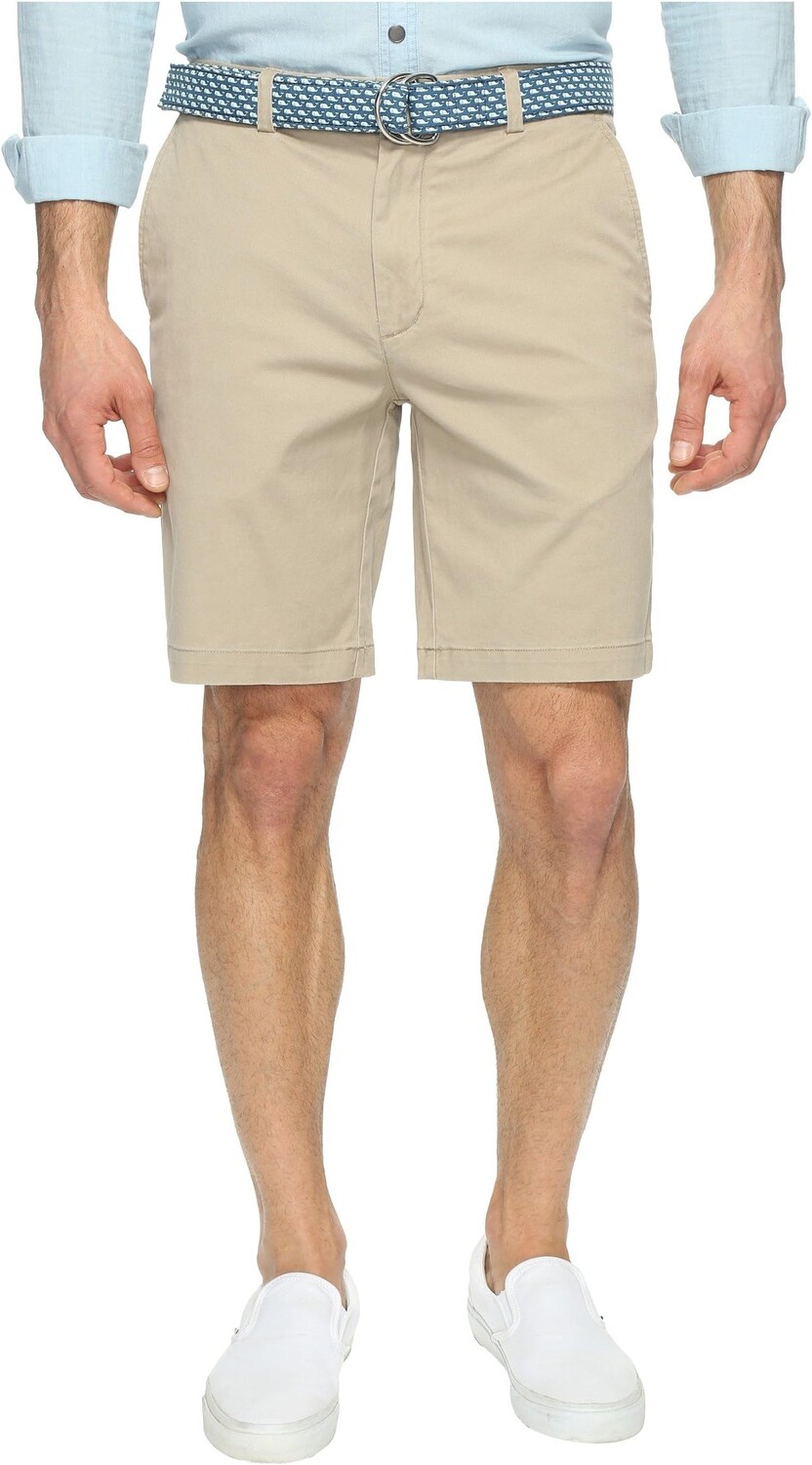 

Растягивающиеся шорты 9 дюймов Vineyard Vines, хаки