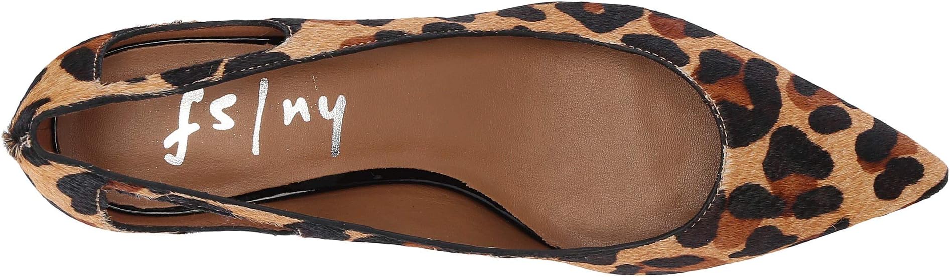 Туфли French Sole Courtney2 Heel, Beige Leopard Haircalf — фото 2