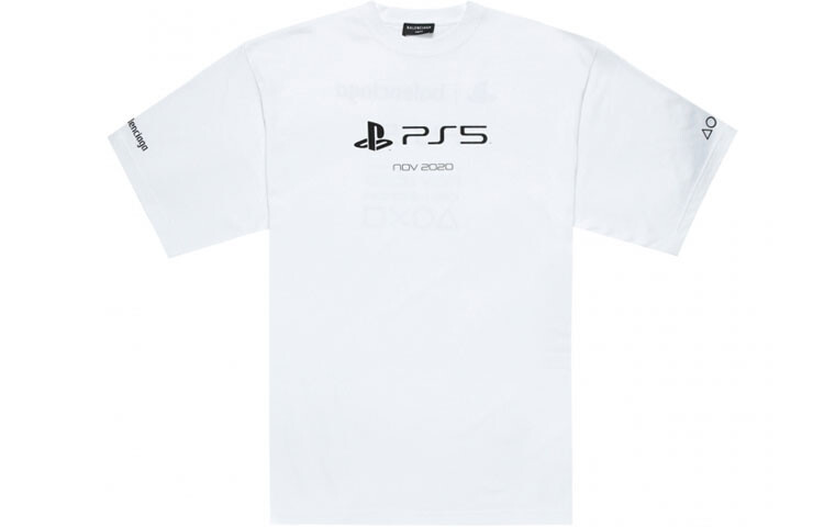 

Футболка Playstation X мужская белая Balenciaga, белый