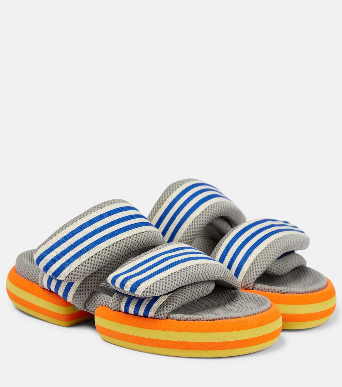 Мягкие сандалии Dries Van Noten, серый