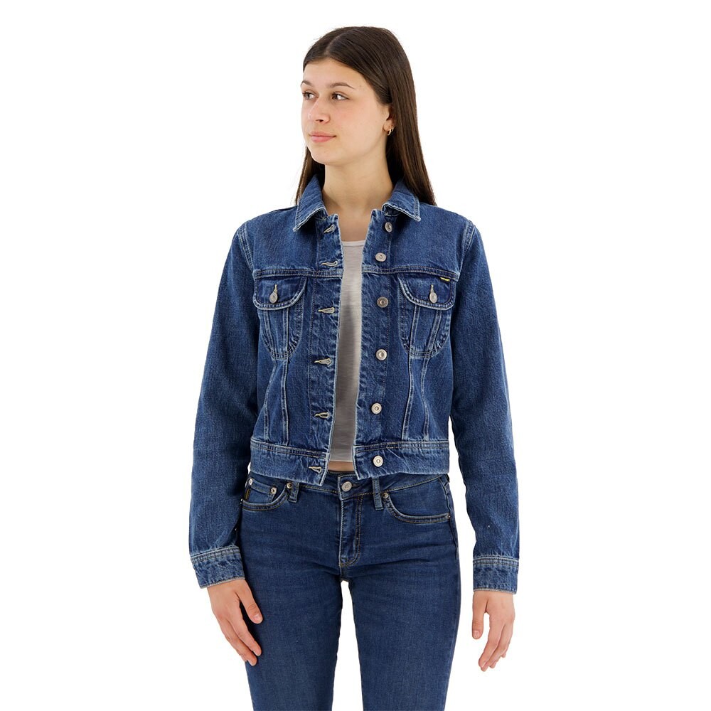 

Куртка Superdry Trucker Denim, синий