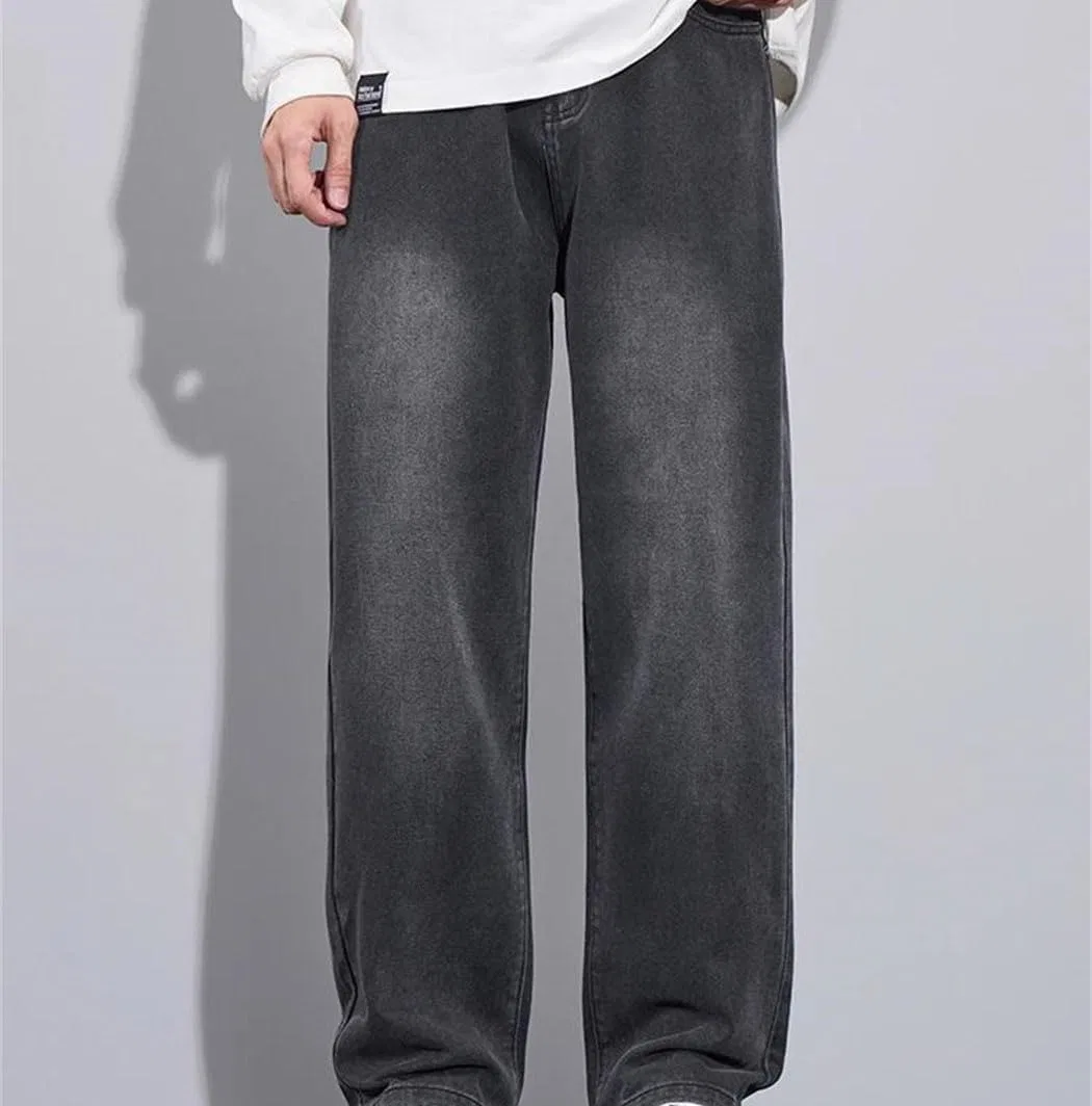 Джинсы свободные Men‘s Wide Leg Jeans, 3 — фото 3