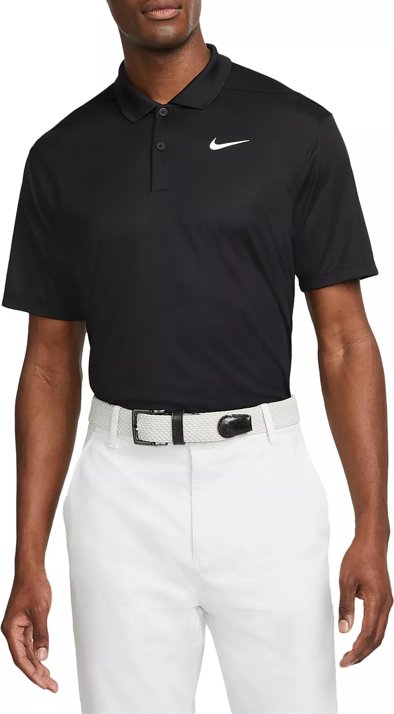 

Мужская однотонная рубашка для гольфа Nike Dri-FIT Victory, черный