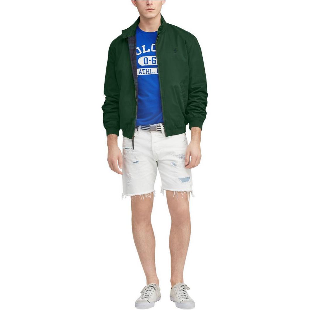 Polo Ralph Lauren SS22 Куртки и пальто Slim Fit Мужские Винтажные зеленые — фото 4