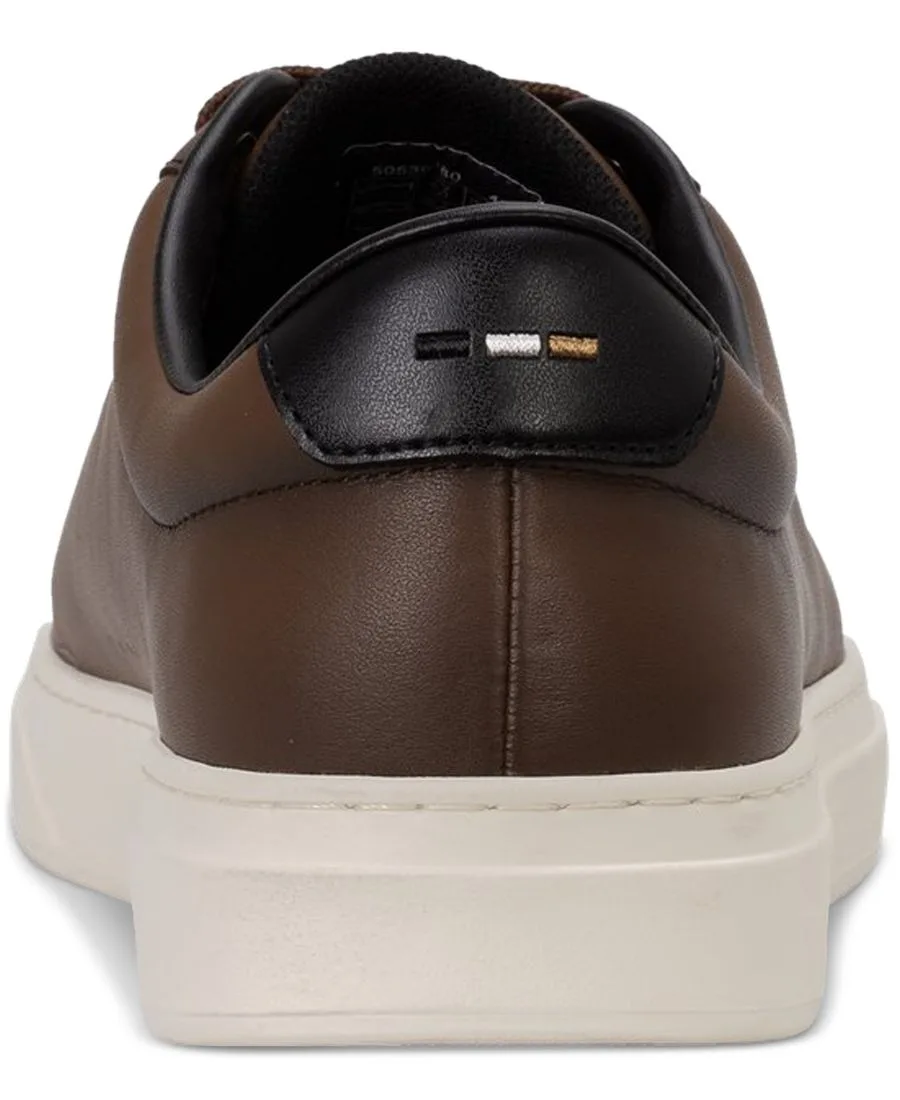 Мужские теннисные кроссовки Kieran Hugo Boss, medium коричневый — фото 2