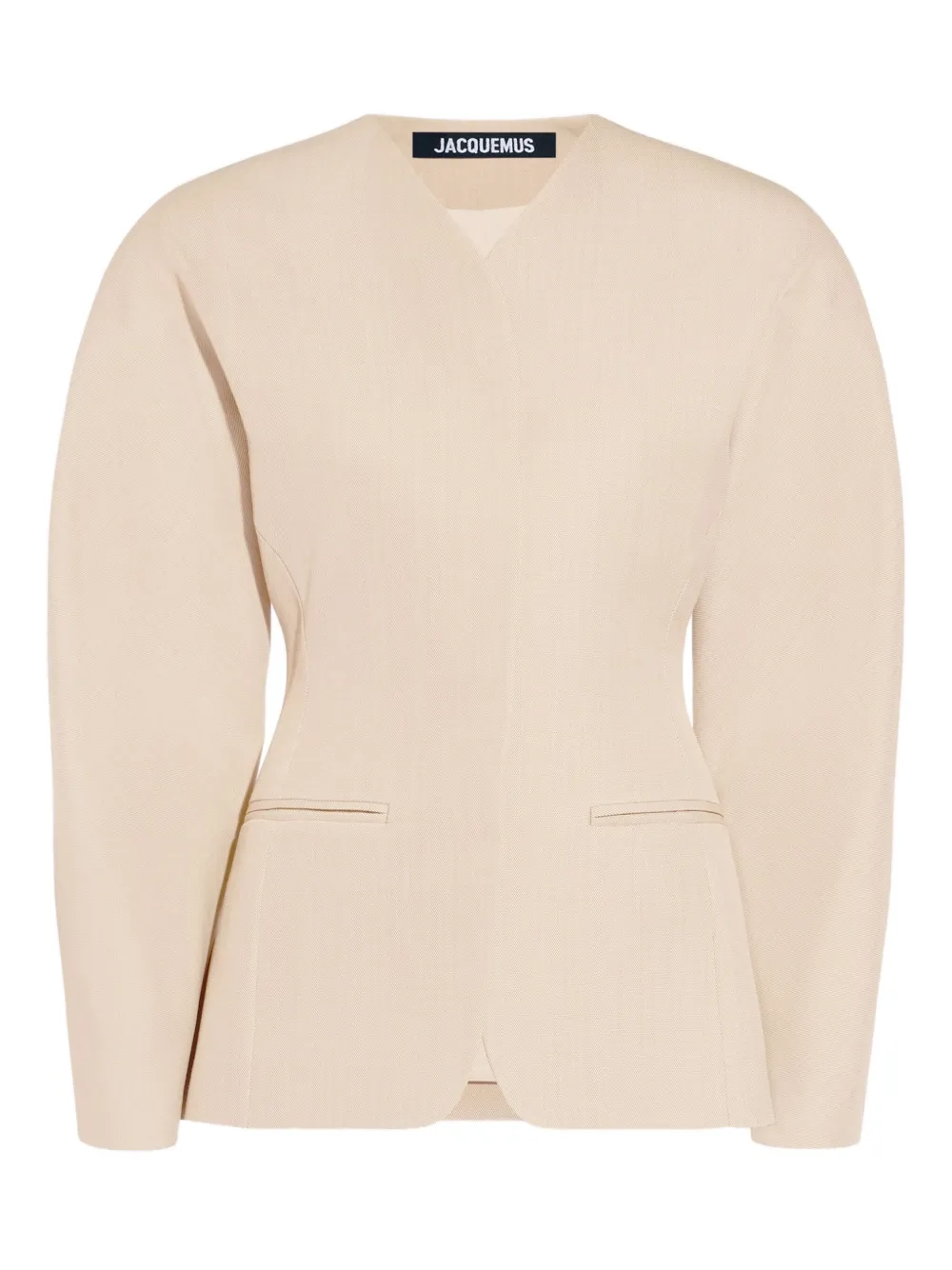 

Приталенный жакет The Ovalo JACQUEMUS, нейтральный