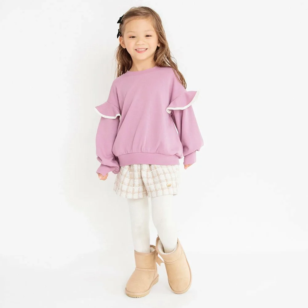 Мини-толстовка TC с флисовыми рукавами и оборками Branshes, pink — фото 3