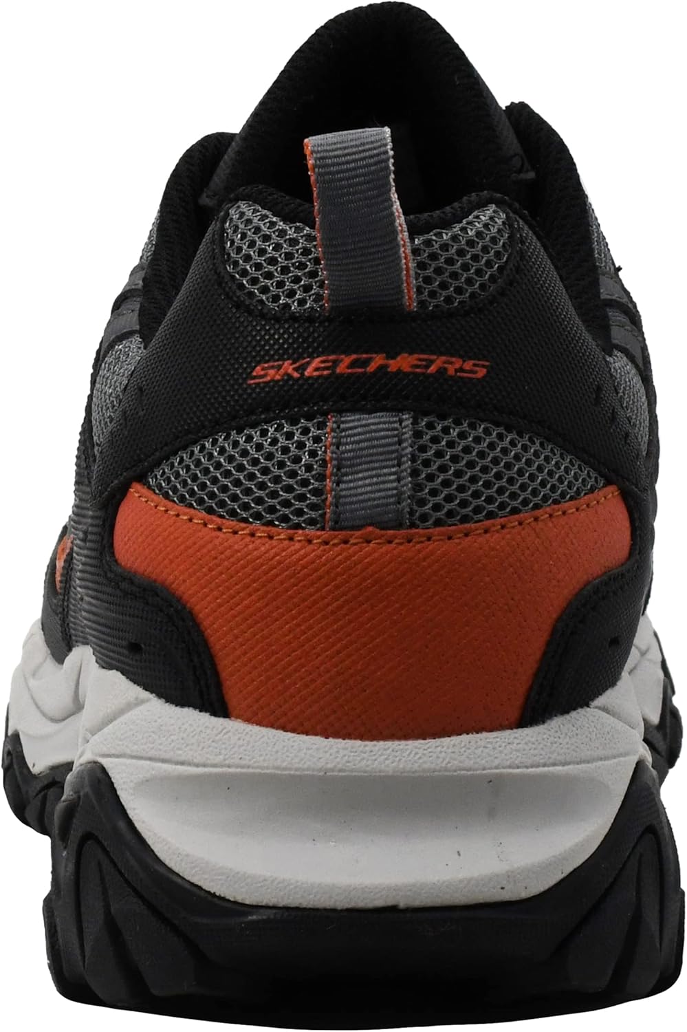 Мужские кроссовки Skechers Afterburn M. Fit Wonted, оранжевый/угольный — фото 3