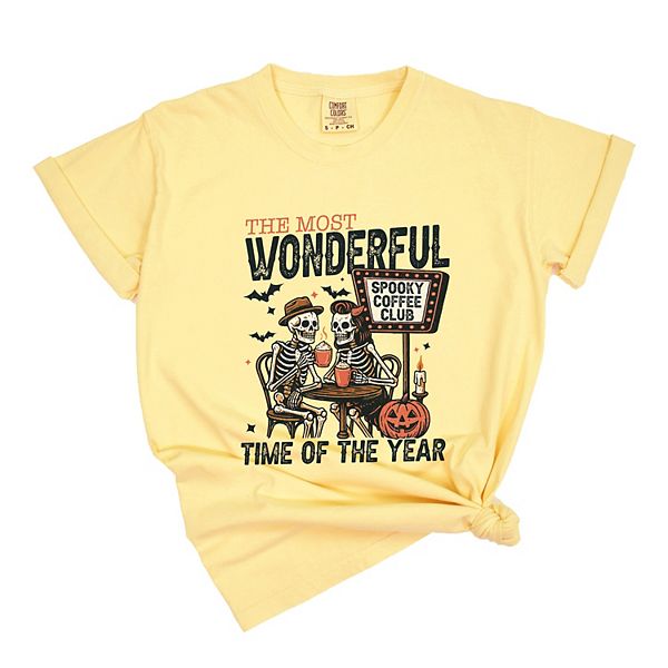 

Футболка Halloween wonderful time of the year skeletons, garment dyed Simply Sage Market, Butter, Зеленый, Футболка Halloween wonderful time of the year skeletons, garment dyed Simply Sage Market, Butter