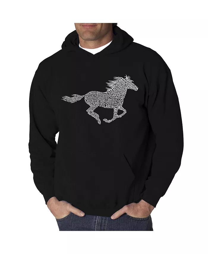 

Мужская худи с принтом - Mustang LA Pop Art, черный