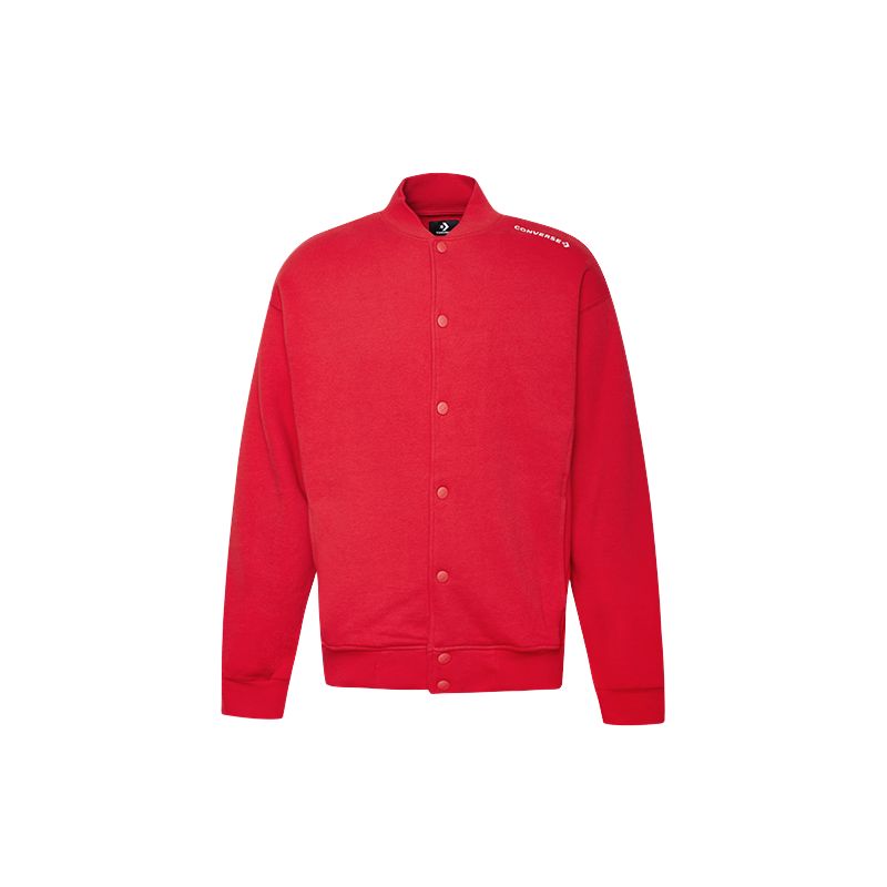 

Converse Красный мужской вязаный бейсбольный пиджак, Red