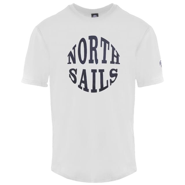 

Футболка с круглым логотипом North Sails, белый