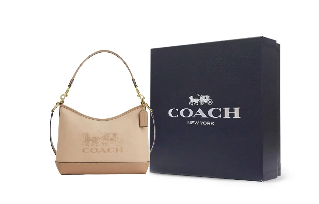 

COACH Лавровая ПВХ сумка через плечо женская светло-желтая